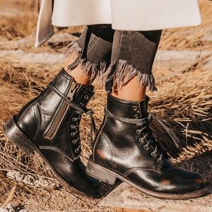 FREEBIRD MANCHESTER BOOTS BLACK